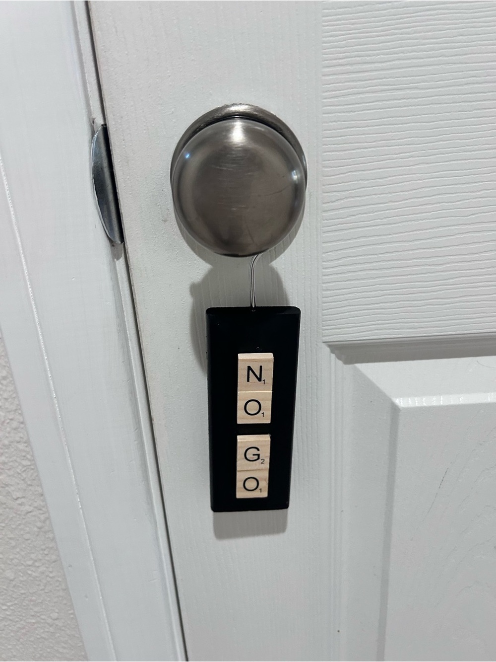 Do Not Disturb Sign With a Twist - Picture 3 of 4